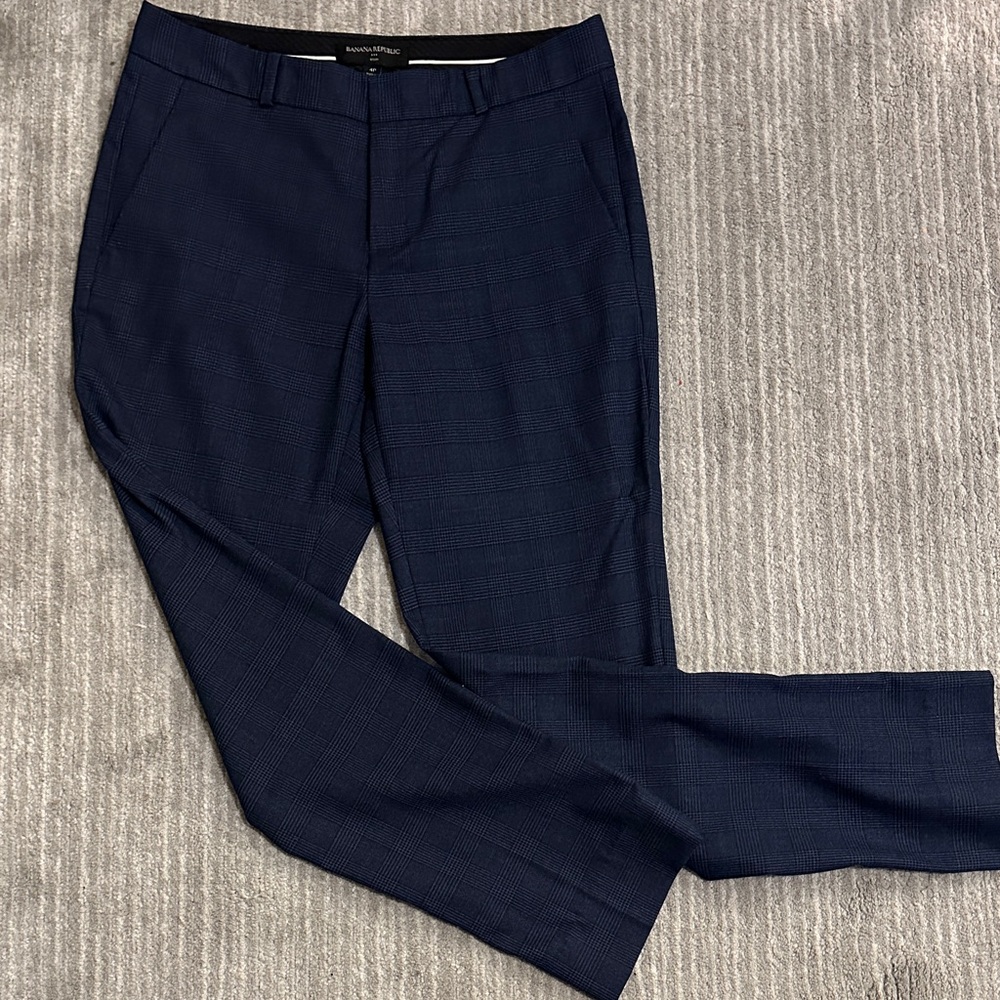 Banana Republic Dark Blue Dress Pants